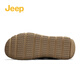 Jeep Jeep Martin Boots Herren Winter 2024 Neues echtes Leder weicher Sohle bequemer High Top Herrenschuhe und vielseitige Freizeit Lederstiefel Khaki 42