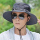 Hat Memories Cabinet Summer Fishing Sunscreen Hat Men's Leisure Sun Hat Foldable Travel Outdoor Mountaineering Rainproof Hat Benny Hat Light Gray All Size
