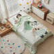Children's pure cotton air-conditioning quilt air-conditioning blanket light oxygen double-layer yarn children's throw blanket cotton baby summer cooling quilt summer quilt Windmill Bear 120*150cm cotton double-layer yarn children's throw blanket