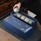 San Duo Jiu Ru Kung Fu Tea Cup Master Cup Ceramic Tea Set Men's and Women's High-end Gift Box Souvenir 5 Small Tea Cups Qianli Jiangshan 5 Gift Boxes