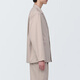 MUJI Men's Jacket Long Sleeve Men's Jacket Men's Spring and Autumn Suit Small Suit AC1W3A4S Light Beige XL (180/104A)