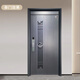 Nijinjia Class Anti-theft Door Household Entry Door Ventilation Door Middle Door Safety Door Higher Door Head + Aluminum Foil Filling + Ventilation and Breathable Anti-Prying Dark Hinging Page Entering Door Custom Door 2150*960/2050*1050 Higher Door Head + Remote Visual Intelligent Lock + Package Installation