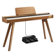 Terence P37 Electric Piano 88 Key Heavy Hammer Modern Light Luxury Piano Children Adultos Adultos Piano P37 Grano de troncos [Teclado de martillo pesado] Estándar oficial + soporte de piano original + Tres pedales + Bolsa de regalo