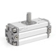 SNS rotating gear rack and rack swing cylinder CDRA1BS32 50 63 80 100 125*90 180 CDR CDRA1BSU12590C single-side angle adjustable
