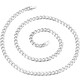 Ostantin Cuban necklace for men, high-end, handsome, trendy titanium steel clavicle chain, birthday and Valentine's Day gift for boyfriend and husband. Cuban necklace - about 6MM thick and 60CM long (approximately below the collarbone)
