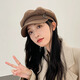 MMOPTOP贝雷帽女四季款韩版潮英伦复古百搭显脸小八角帽报童画家鸭舌帽子