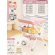Honeyseed baby changing table care table portable multi-functional baby table massage and touch bath table pink plus mobile lift + storage rack + drying