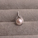 Zhuofu 9-10mm natural freshwater pearl pendant necklace s925 sterling silver women's pendant clavicle chain pendant single genuine white single pendant silver without chain 9-10mm