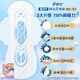 
Hushubao innovative instant clean cloud sense cotton sanitary napkins are available in a large amount of daily use 284mm 24 pieces auntie napkins OCC official flagship