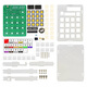 WULU ELECTRONICS HOMEMAD CARCHULULDER DIY Schweißkit Computer Unterricht Schulungsexperiment Elektronische praktische Teile TJ-56-695 Kit + Taste Batterie