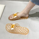 Dong Yixuan Summer Summer pour les femmes Home intérieur salle de bain Plastique Plastique non glissée à l'extérieur Crystal transparent Sandales de grande taille Sole pour femmes Bleu Sky Blue 38 Convient pour 37 pieds