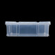 Chenzhi Shangpin Bett Unterbett Unterbettung flach ausgedehntes transparentes Kleidung Organisator Haushaltsbett Unterbett Plastiklagerstaatsbox Artefakt (zwei Packungen) 6630#44*30*16,5 cm