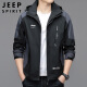 JEEP SPIRIT吉普夹克男春秋季冲锋外套男女防风上衣男 白卡 XL 