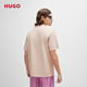 HUGO【100%棉 男女同款】春夏徽标棉质宽松短袖T恤
