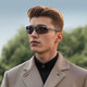 Pulais photochromic polarized sunglasses, sunglasses for men, special for riding, fishing and driving, 8003 photochromic mirrors