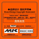 MAGIC KING MK官方轻奢包包女包真皮印花迷你波士顿枕头包手提包斜挎包 干邑色(头层牛皮)配PVC