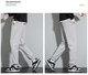 2024 autumn and winter men's sweatpants black sports leggings trousers trendy versatile loose casual versatile pants black 2XL