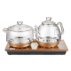 KAMJOVE complete tea set spring-type automatic water supply electric kettle glass kettle electric tea kettle H920*37