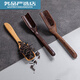 Tea spoon, tea shovel, single wooden tea set, tea spoon, spoon tool, shovel, small tea spoon, tea spoon, tea spoon, brass tea spoon-bamboo flat spoon