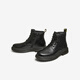Тата повседневные британские ботинки Martin's Men's Boots Black Temperament Short Boots 2024 Осень и Зимняя Новая VLX02DD4 Black 39