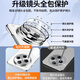 Shanzhe [Selected Shirt] Applicable to oppofindx8pro mobile phone case new findx8 protective case Lin frameless transparent lens full-cover anti-fall simple high-level hard hole [full transparent] 30 times anti-fall-imported material - long-lasting use without yellow OPPO Find X8 Pro