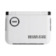 König Luya Box Fischereizubehör Box Multifunktional Doppelschichtbox Micro Luya Bad Box Multi-Layer Storage Box Fishing Tackle Box Weiß/Große Größe
