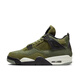 Nike Air Jordan 4 'Olive'AJ4 Military Green Retro Basketball Shoes FB9927-200 FB9928-200 GS 41