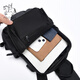Cobia Paul shoulder crossbody bag men's chest bag multi-functional business casual men's bag large capacity outdoor sports small backpack travel black