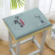 Yingzhu'er student seat cushion, removable and washable soft butt pad, memory foam classroom chair square stool, factory dormitory stool seat cushion for all seasons, rides the wind and waves, 34*24*3cm memory foam (double buckle)