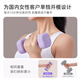 Le series small dumbbells dipped in plastic for women's home arm training Yaling Iron Back home fitness set Rose Purple 2kg*2 pieces