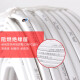Delixi Electric wire and cable copper core wire national standard sheathed wire hard wire household two-core BVVB2 core 1.5 square white 50 meters