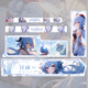 ASUS (ASUS) ROG GR701 CREATION GOTT GOTTSCHAFTSCHNEE BLEFE CASE EVA ASUKA CO-Branded Desktop-Fall Argb Light Board Vollturm Custom Case White Case Power Water Kühlung Set Ganyu-Thema (Pure White Creation God + Light Board)