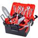 Yuanqi Kinderspaß Schraubenschraubspielzeug 1-3 Jahre alte Elektrowerkzeugkasten Kinderhausdekoration Simulation Reparatur Spielzeug Jungen Geschenkwerkzeug Set 55-teiliges Set [Diamond + Bucket]