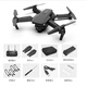 Alien aerial photography drone children's entry-level small remote control aircraft 4K smart high-definition adult photography aircraft toy E88 black dual electric
