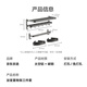 
Made in Jingdong Anti-gravity Series Punch-free Bathroom 3-piece Towel Bathroom Trouble Rack Triangle Basket No nailing Installation Sanitary Storage Rack