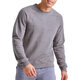 Hengshi HANES Hengshi Men's Hanes Men's Crew Neck Sweatshirt Tri-Blend Terry Cloth Black 50r Pe Heather Large