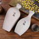Yangshao Yangshao Caitao Keramikhaus, Schnaps mit Keramik, zufällige Verpackung für neue und alte, gute Geschenke für Selbstvernetzung, 52 Grad 738ml 4 Kisten, Yangshao Small Keramik Whole Box