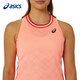 Asics (ASICS) tennis uniform sports suit for women 24 new spring and summer sports training tennis volleyball quick-drying clothes sports suit Wimbledon 2042A291-702/women's tennis vest S