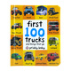 First 100 小开本12345册 Words单词·Animals动物·Trucks车辆·Numbers数字·Farm农场 趣味纸板翻翻书 英文原版 纸板书 1-5岁 Trucks 车辆