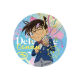 Zhiku Haibara AIBA La nueva insignia del detective Mori Lan Kid de amuro Penetración de la insignia del cumpleaños 12370 Insignias - Strange Thief Kid 58 mm Láser de vidrio roto Película