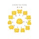 Chow Tai Fooks zwölf Tierkreiszeichen Jahr des Hahns Zodiac Pricing Gold Anhänger Glücksperlen Zodiac Sign Rooster EOR831