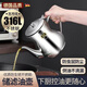 Enshousu Oil Pot 316 Edelstahl Extra dicker Öltopf für die Haushaltsküche Special mit Mesh 316 Super Dick Oil Lagertank Deutsch extra dick [316 Grade] ist besser als 304 1105 ml [etwa 2 Jin [Jin gleich 0,5 kg]] Filter + Spout Deckel senden