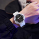 Raellis Double Display Electronic Watch Student masculin Étudiant tendance et à la mode adolescent multifonctionnel Luminal Sports Electronic Watch Male Watch 6167 Black and Blue