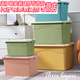 ABDT thickened large storage box household plastic clothing storage box large box box moving storage box matcha green extra thick upgrade 280# length 80 width 59 height 47.5cm