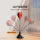 
CAOOELCOL boxing speed ball boxing training reaction target vertical sandbag tumbler decompression artifact household fitness equipment black and red - [upgrade explosion-proof ball] with boxing gloves