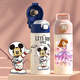 Disney (Disney) Copa Thermos para niños para estudiantes de primaria y niños y niñas a la escuela Utilice la copa directa de agua potable 316 Alimento de acero inoxidable de acero inoxidable Strawberry Bear 6167-400ml