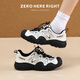 
ZHR hiking shoes for women casual outdoor sports lightweight creek tracing shoes for women versatile splicing women's shoes G683 Mi Black 37