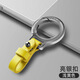 Yudi Yuqi Bixiang Qingfu Car Key Chain Men's Car Lonyard simple Chain Key Chain Anti-Lost Key Rope Rope Cow Bright Silver Backle-Black