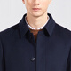 Antonio pure cashmere lining & removable thickened mid-length cashmere wool coat men's business woolen coat