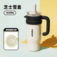Vanow Big Mac High-Perfect Thermos Cup Damen Frauen mit großer Kapazität Strohhalm Keramik Innerer Liner Ice Water Cup Customized Cheese Snow Deckung 1050 ml (Keramik Innenauskleidung)